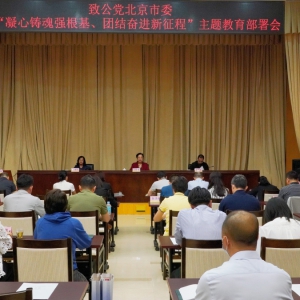 致公黨北京市委召開&ldquo;凝心鑄魂強(qiáng)根基、團(tuán)結(jié)奮進(jìn)新征程&rdquo;主題教育部署會